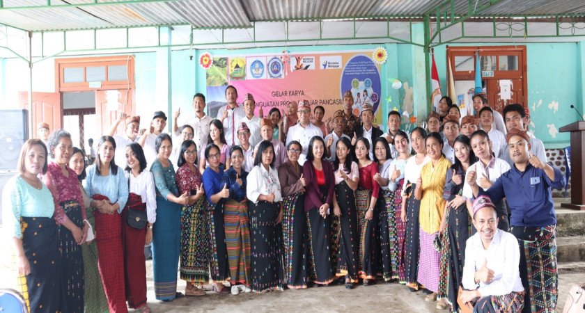 UPTD SMPN 1 LANGKE REMBONG MELAKSANAKAN GELAR KARYA PROJEK KEDUA