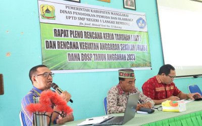 Rapat Pleno Rencana Kerja Tahunan (RKT) dan Rencana Kegiatan Anggaran Sekolah (RKAS) Dana BOSP Tahun Anggaran 2023