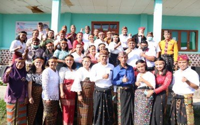 Puncak Perayaan Hardiknas Tingkat UPTD SMPN 1 Langke Rembong